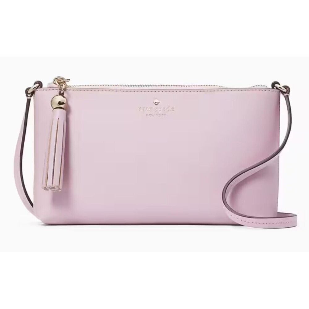 Kate Spade NY Ivy Street Amy Tassel Leather Crossbody Bag ~NWT~ Pink Gift Idea